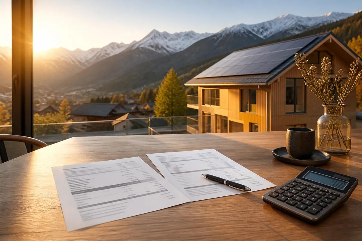 Électricien contrôlant un tableau avant le raccordement d'une installation solaire