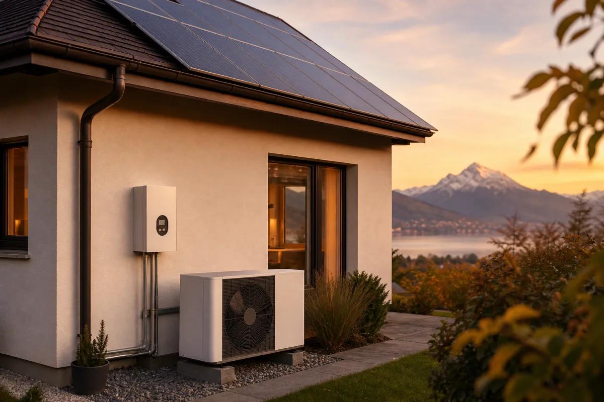 Facture d'électricité suisse avec lignes énergie réseau et redevances