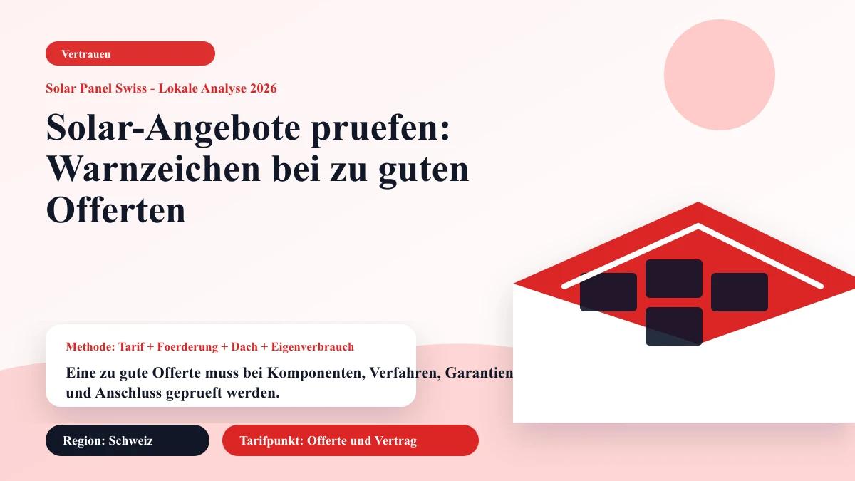 Hauseigentümer prüfen eine Solarofferte mit Preis- und Leistungsangaben