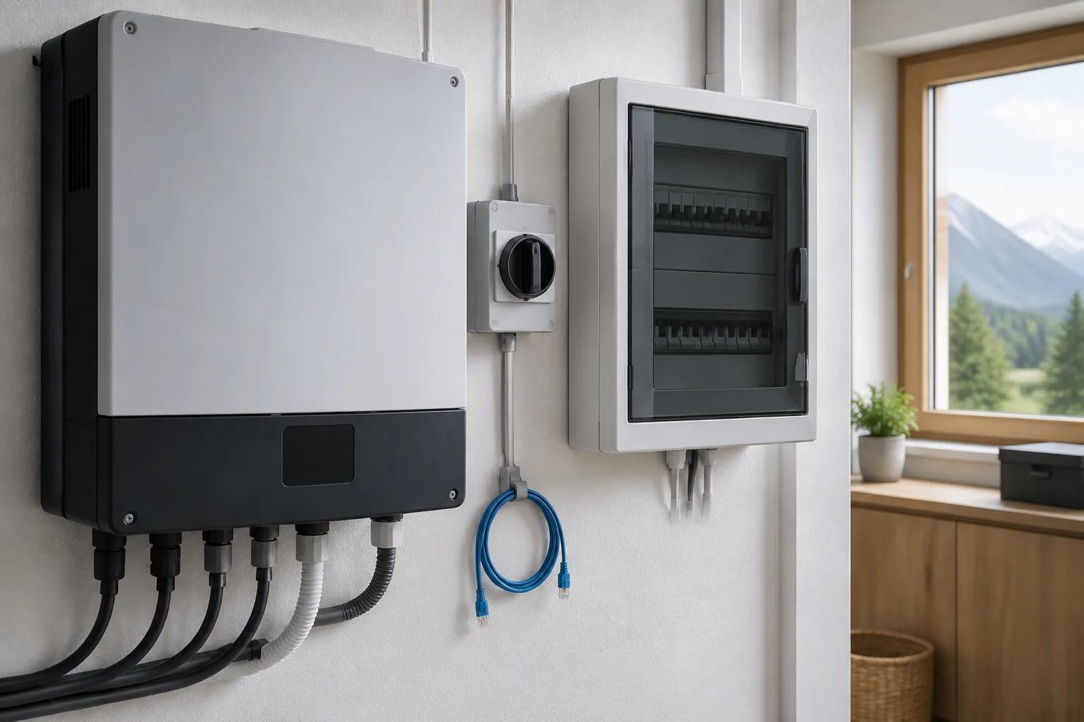 Onduleur solaire continuant à fonctionner avec une commande locale sans connexion internet
